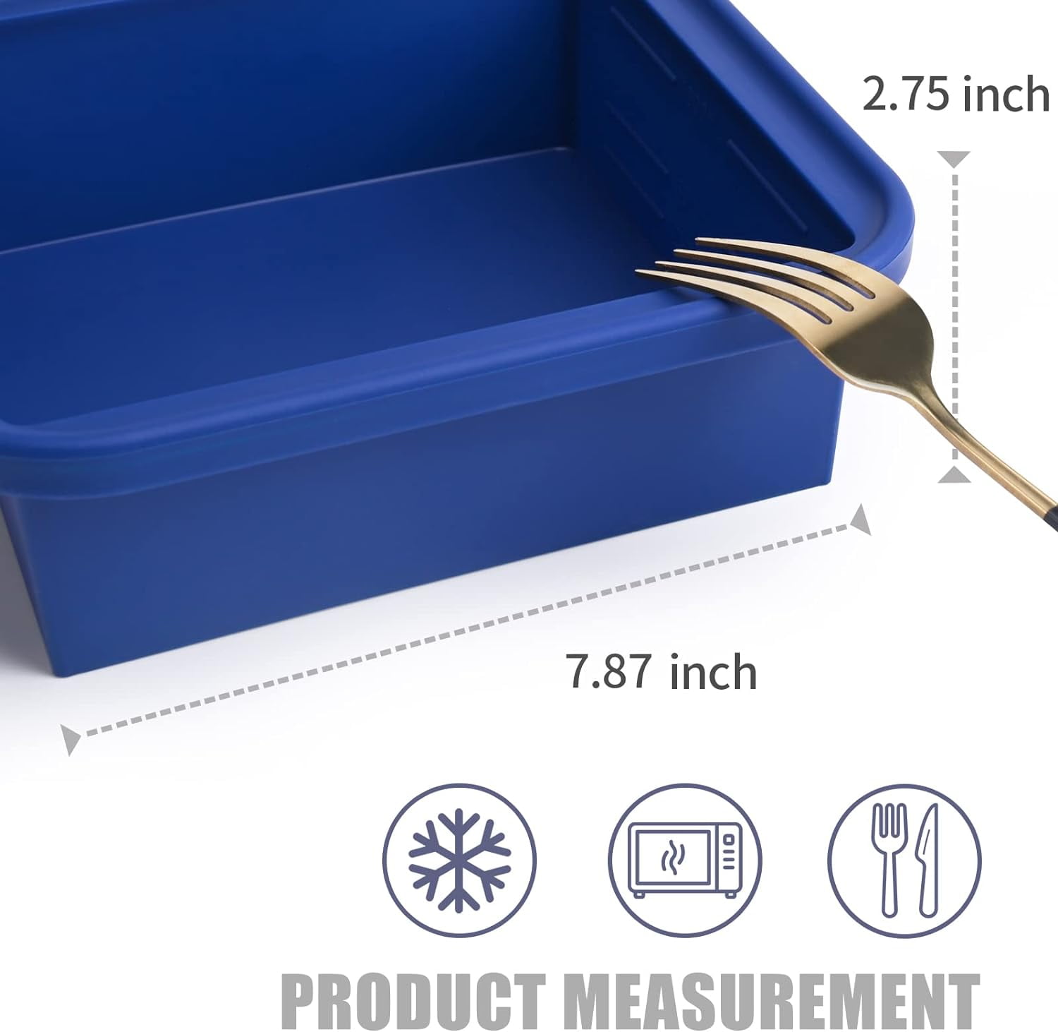 4 Cup Silicone Freezer Molds 2 Pack Soup Cubes Freezer Trays with Lid Easy Release Ice Cube Tray For Food Freezing Container Store Sauce, Broth, Leftovers