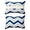 D, variant on Terracotta Striped Outdoor Chaise Lounge Headrest Pillow with Adjustable Strap 16x11 Inch