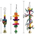 thumbnail image 2 of 10 Packs Bird Swing Chewing Toys Parrot Ock Toys Parrot Ca Toy Bird Perch With Beads Hanging For S Parakeets, 2 of 4
