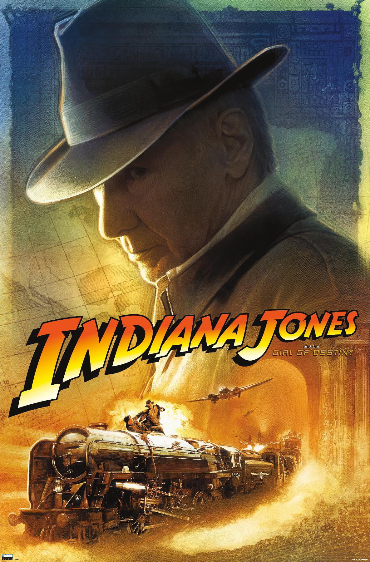 2024 Indiana Jones Wall Calendar - 12" X 12", Features Monthly Pages With Classic Adventure Art