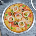 thumbnail image 3 of 8X Pizza Screen, Pizza Pan,Pizza Pan for Oven, Pizza Tray, 12 Inch Seamless-Rim Aluminum Non Stick Pizza Screen, 3 of 7