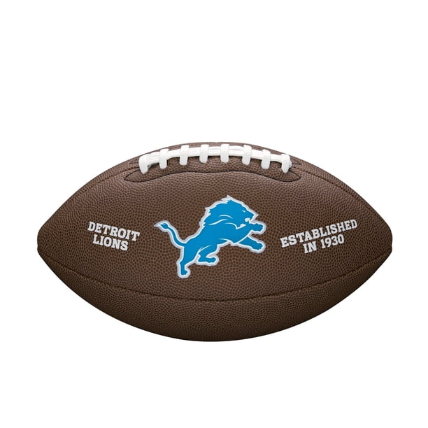 Balón de Fútbol Americano Wilson NFL Detroit Lions de Cuero Compuesto Oficial