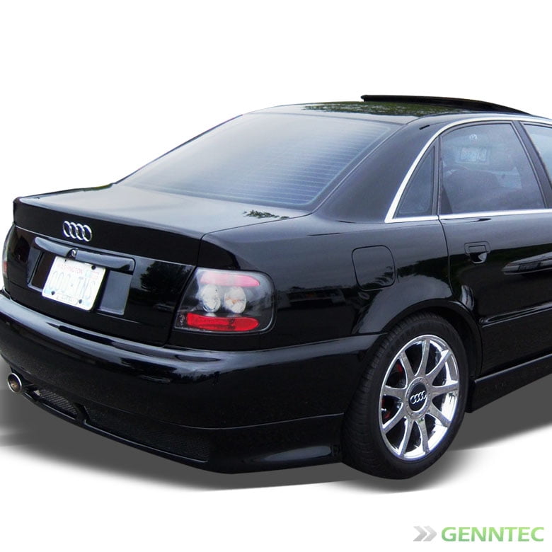 For 1996 2001 Audi A4 S4 Black Tail Lights Lamps Rear Brake Pair Left Right New