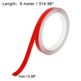 thumbnail image 2 of 2pcs 314.96' Waterproof Reflective Tape Sticker Warning Tape Red for Bike Motorcycle, 2 of 5