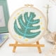 thumbnail image 2 of Juego de 1 kit de bordado de plantas DIY con estampado de plantas para principiantes, hilo suave B, 2 of 6