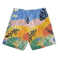 thumbnail image 7 of FORMRS Boys Swim Trunks Quick Dry Mesh Liner Boardshorts Sizes XS-XL, Colorful Landscape, 7 of 7