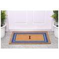 thumbnail image 4 of Blue Border Monogram Doormat (Letter I), 4 of 6