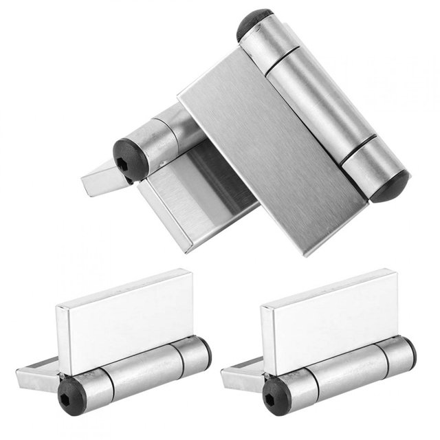 Hardware 4pcs Bisagra De Resorte De Acero Inoxidable Cierre Automático Gabinete Bisagra De Armario Hardware
