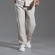 thumbnail image 3 of Pantalones largos y pantalones de lino para hombre, pantalones casuales de lino de gran tamaño, sueltos y rectos, pantalones para hombre., 3 of 5
