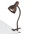 thumbnail image 2 of 16" Height Metal Desk Lamp in Brushed Steel-Color:Brushed Steel,Finish:Brushed Steel,Material:Metal,Shape:Round,Style:Goose Neck,Wattage:5W, 2 of 2