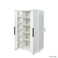 thumbnail image 5 of LiviNest Kitchen Pantry Cabinet: 17-Tier Storage for Kitchen & Dining - 62.99" White Freestanding Buffet Cupboard with Doors & Shelves - Multi-Room Sideboard for Small Appliances & Organizing, 5 of 6