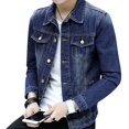 thumbnail image 2 of New Mens Casual Denim Jackets, 2 of 5