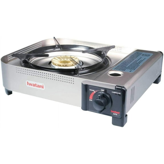 Iwatani 35FW Single-Burner Butane Portable Cooktop Indoor & Outdoor Cooking Stove Medium