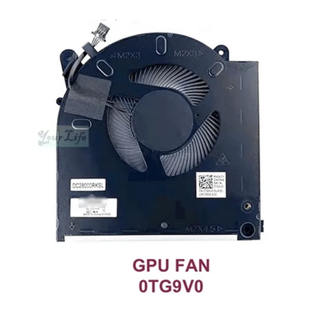 0D1X38 0TG9V0 CPU GPU Cooling Fans For Dell For Alienware M15 R3 M15 R4 Laptop Fan Cooler Radiator D1X38 TG9V0 EG50061S1-C080 GPU FAN 0TG9V0