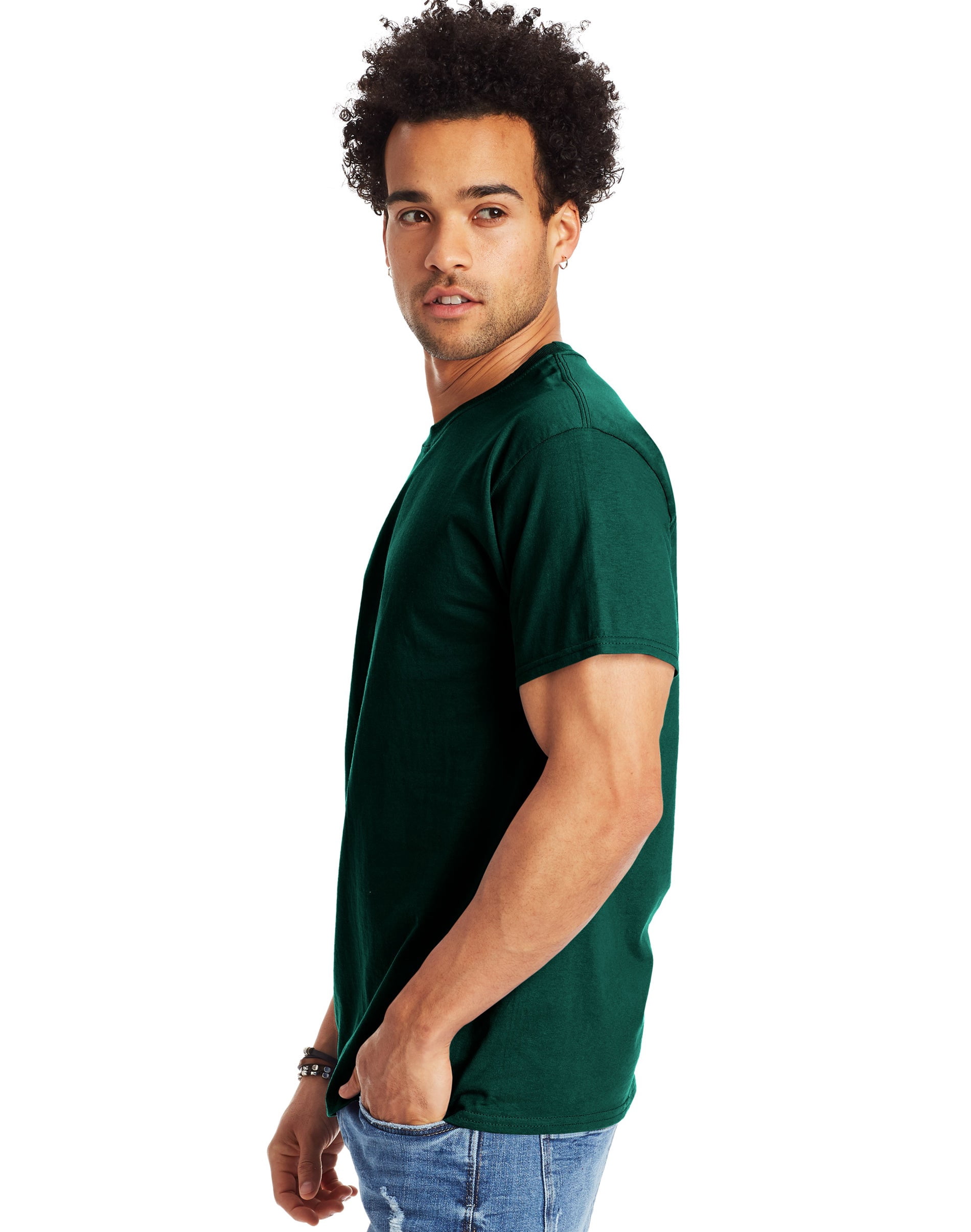 Hanes Authentic Men's T-Shirt Short Sleeve Tee Crewneck Big & Tall Sizes Available sz S-5XL
