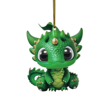 

Cute Dragon Statue Ornament Pendant Holiday Decoration Pendant Car Pendant Indoor Decorations And Lime Christmas Decorations Car Christmas Hanging Decorations Foil Garland Small Chandelier Beads D