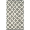 thumbnail image 4 of SAFAVIEH Dallas Jerrie Geometric Shag Area Rug, Grey/Ivory, 8'6" x 12', 4 of 11