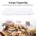 thumbnail image 6 of BIMZUC Elegant Glass Serving Tray – Rectangular 13.78”x7.87”, Ample Capacity, Stable Design for Buffets, Dining & Parties, 6 of 6