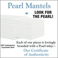 thumbnail image 5 of Pearl Mantels Emory One Size Fits All Contemporary Mantel Shelf, Premium White MDF, Adjustable Length 48"-80", Main Shelf 8"H and Expanded Wings 5.5"H, 5 of 7