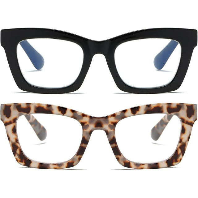 Lecteurs pour Femmes - Lunettes de Lecture Style Stylet avec Blocage de Lumière Bleue et Charnière à Ressort