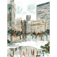 thumbnail image 2 of Wang, Melissa 19x24 Black Ornate Wood Framed with Double Matting Museum Art Print Titled - Winter Road IV, 2 of 4