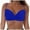 Blue-B, variant on HCNTES Bikini Tops for Women Only Underwire Swim Top V Neck Adjustable Straps Bathing Suit Tops Orange,L