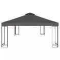 thumbnail image 4 of Charmma Gazebo Cover Canopy Replacement 9.14 oz/yd² Dark Gray 10'x10', 4 of 5