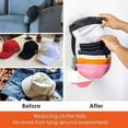 thumbnail image 3 of Clearance Hat Racks for Baseball Caps, Dome Hat Rack, Hat Dock,2025 New Wall-Mounted Cap Organizer, Vertical Dome Hat Storage, Holds Up to 20 Caps, Space-Saving Display for Bedroom and Closet, 3 of 7