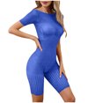 thumbnail image 5 of Asgosdo Womens Lingerie Set Valentine's Day One Piece Nightwear Lace Nightgown Bodysuit Chemise Sleepwear Blue Free Size, 5 of 5