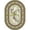 Pink, variant on Carousel Yellow 3 ft.10 in. x 5 ft.4 in. Oval WearOn Nylon Machine Tufted- Cut Pile Just for Kids Rug