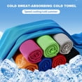thumbnail image 2 of Cooling Fitness Towel Quick Drying Sweat Absorbing Breathable Large Rectangle Men Women Gym Yoga Workout Outdoor Sports Towel, 2 of 7