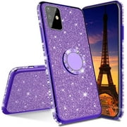 COTDINFOR Compatible with Samsung Galaxy S21 Case Glitter Cute Girly Diamond Rhinestone Bumper Sparkly Pink Soft TPU