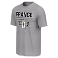 thumbnail image 3 of FIFA World Cup 2026 Men's Gray France Soccer Ball Tee, 3 of 3