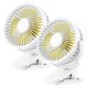 thumbnail image 2 of Ventilador Aire Escuela MiniBreezeWhite 2Pzas 4"Ø Blanco USB 5V 3 Velocidades Ventiladores de Ecritorio. VentDepot MXREW-002, 2 of 2