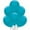 Turquoise, variant on PMU 11 Inch Round Turquoise Latex Balloon Pkg/12