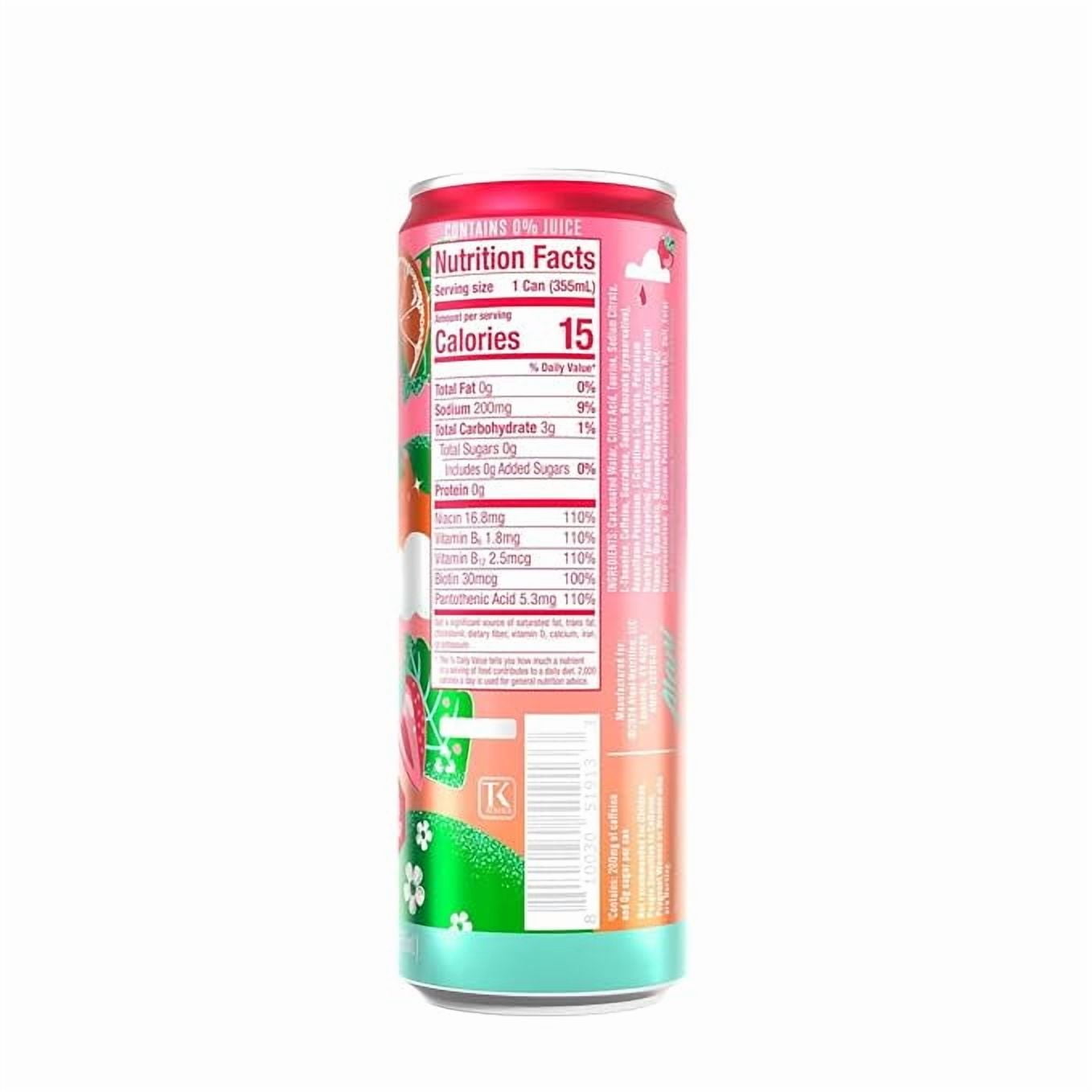 Alani Nu Energy Drink Strawberry Sunrise 12oz (6 Pack)