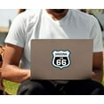 thumbnail image 2 of US Route 66 Arizona Shield - Postcard Sized Vinyl Sticker 4" x 4.25", 2 of 3