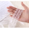 thumbnail image 4 of Borde de encaje ABSOFINE, cinta de encaje Vintage, blanco, Beige, Vintage para decoración de mesa de boda, cinta de regalo artesanal (30M) Vhermosa HFP-0599, 4 of 8