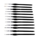 thumbnail image 5 of Juego De Pinceles De Pintura, Pincel De Dibujo De Línea Profesional De 12 Piezas Para Pintura Facial Para Pintura Modelo Para Arte De Uñas EOTVIA Negro, 5 of 8