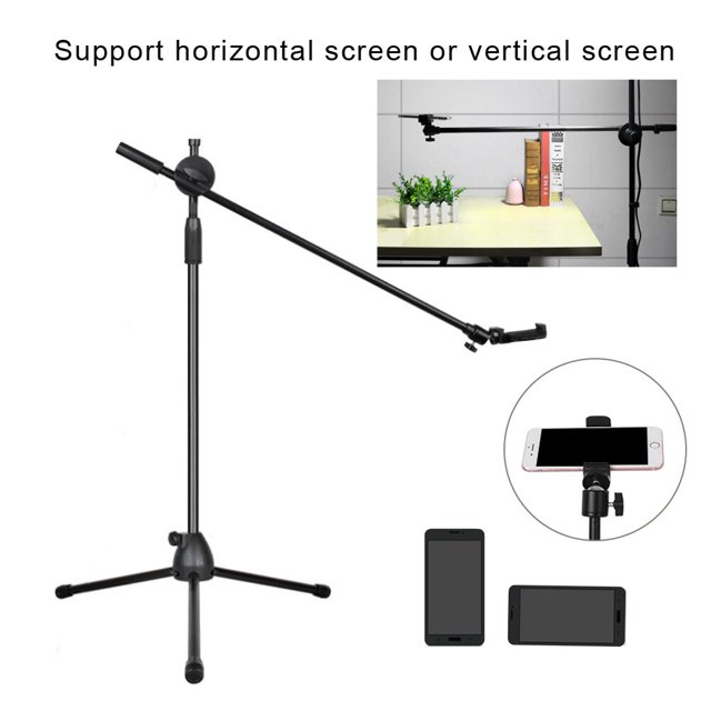 KIMISS Tripod Bracket Stand With LED Light Lamp For Live Show Video Studio Photography