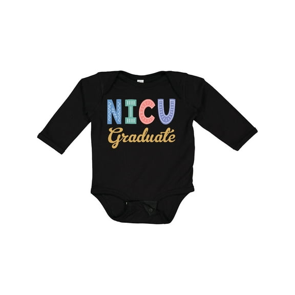 Inktastic NICU Graduate Baby Clothes Boys or Girls Long Sleeve Baby Bodysuit