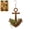 Coffee, variant on Rustic Metal Ship Anchor Hanging Planter,Nautical Ship Anchor Shape Outdoor Garden Succulent Pot,Coastal Sailboat Theme Wall Mounted Succulent Holder,Garden Patio Fence Yard Decor