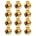 thumbnail image 2 of 12 medallas de fútbol para premios, regalos de equipo, medallas de metal para ganadores de concursos de ortografía medalla de oro, 2 of 9