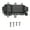 Black, variant on Suodoka 1/10 Scale RC Crawler Gearbox Transfer Case, 2 Speed CNC Aluminum Alloy Frame Upgrade Part for 313mm Wheelbase Cars, Includes Mounting Screws, 2.4in x 1.4in x 0.9in (60x36.5x24mm), Titanium