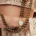 thumbnail image 4 of Bulova Women's Crystal Gold Tone PVD Stainless Steel Quartz Watch 98L306, 4 of 4