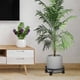 thumbnail image 3 of Soporte de hierro para plantas, macetero con ruedas bloqueables, taburete para plantas Negro, 3 of 8