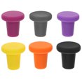 thumbnail image 1 of unbranded 6Ud Tapones Reutilizables De Silicona Para Sellador Para Vino Cerveza Y Otras Bebidas, 1 of 7