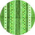 thumbnail image 1 of Ahgly Company Indoor Round Abstract Green Contemporary Area Rugs, 8' Round, 1 of 1
