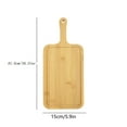 thumbnail image 4 of Niriyo Charcuterie Serving Board, Wooden Cheese Board Handle for Meat & Bread Display (13x6inch), 4 of 7
