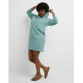 thumbnail image 5 of Hanes Originals Women's Soft Brushed Fleece Hoodie Dress Salt Pool Green 2XL, 5 of 6